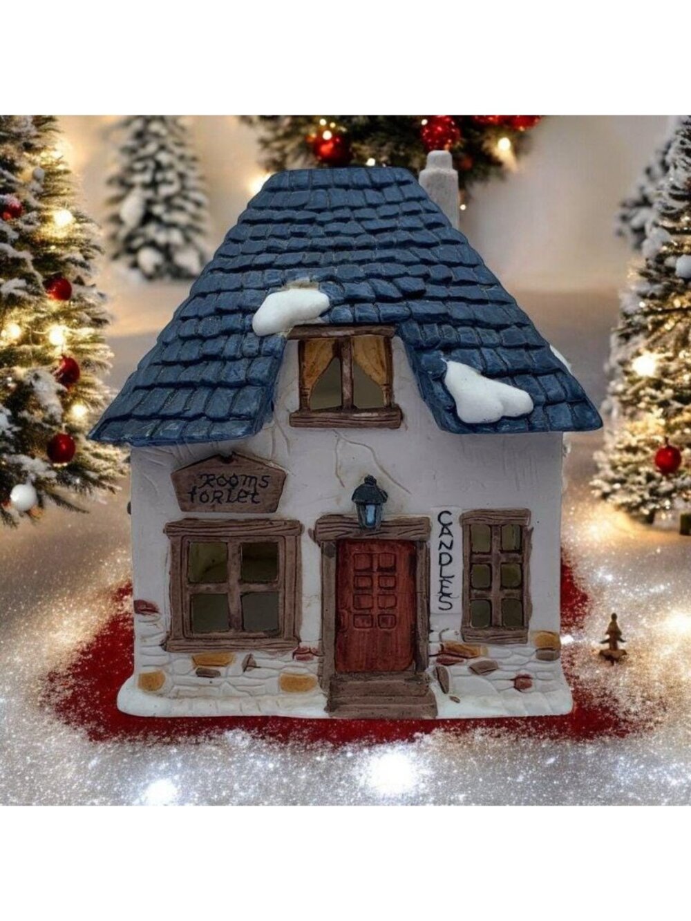 Dept 56 Candle Shop Dickens Village Lighted Christmas Building From 1984
